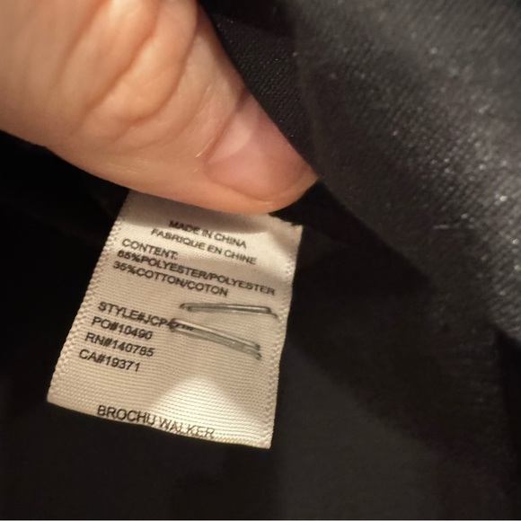 Brochu Walker The Kate Shirt Black Small Minimalist Quiet Luxury Old Money Work - Picture 14 of 16